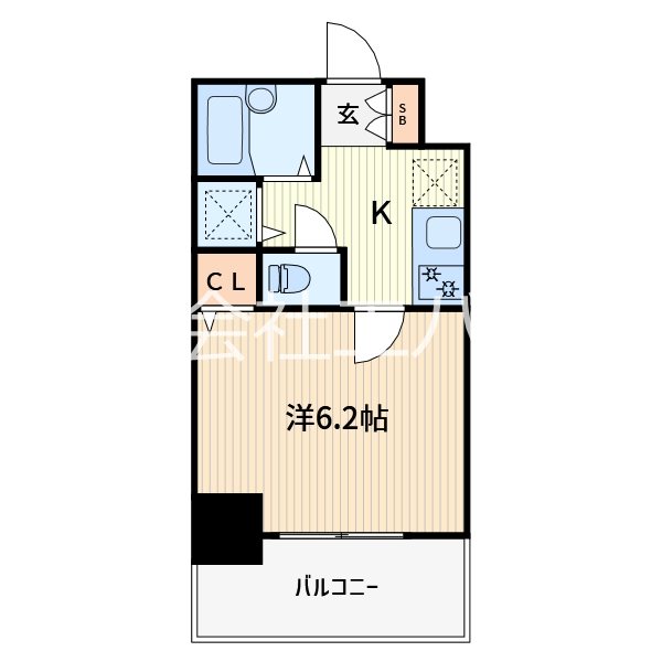 アクシーズタワー川口幸町Ⅱ 間取り