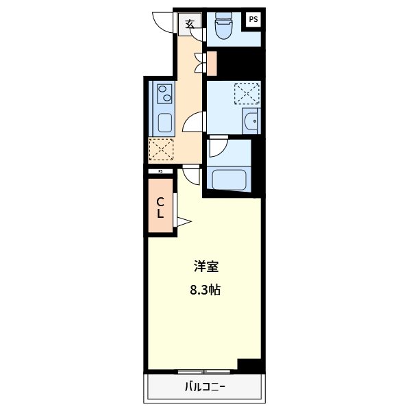 アクシーズタワー新都心 間取り
