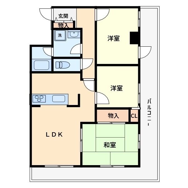 ビエラコート南浦和 間取り