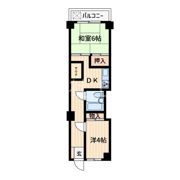 川口第二永谷マンション 間取り
