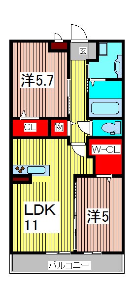 安行藤八D-room 間取り
