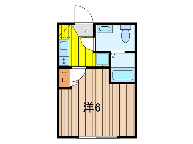 オリーブ西堀 間取り