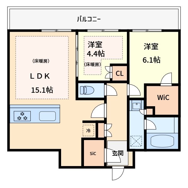 URAWA　THE　TOWER 間取り