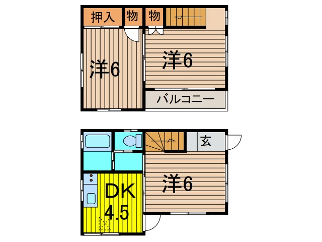 川口市安行領根岸住宅 間取り