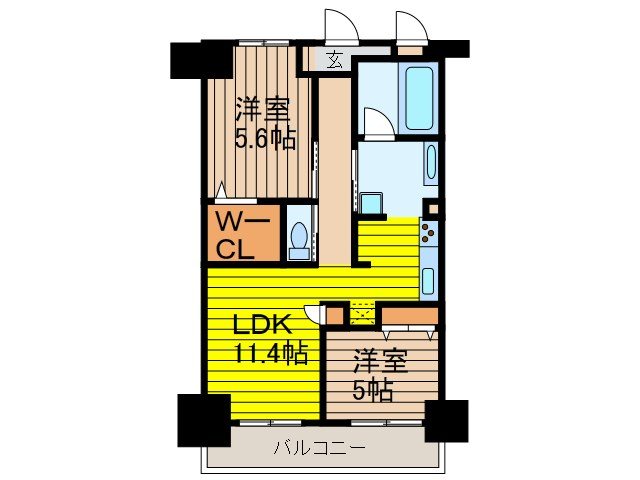 ソレイユ上落合 間取り