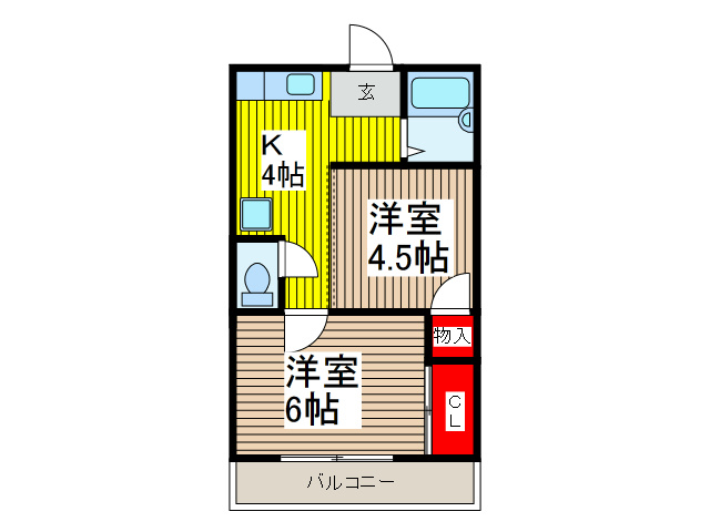 エレガンスコーポ 間取り