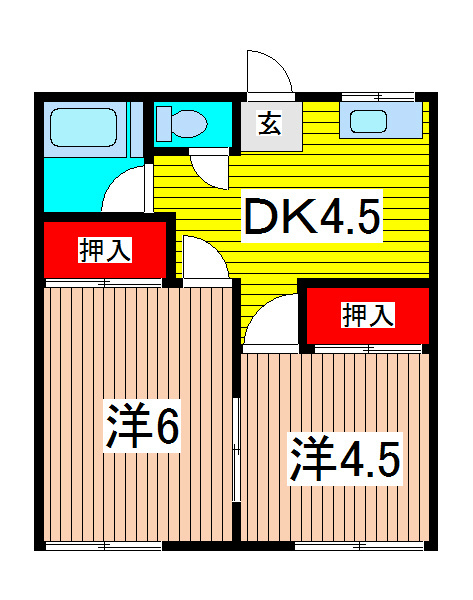 青葉コーポ 間取り