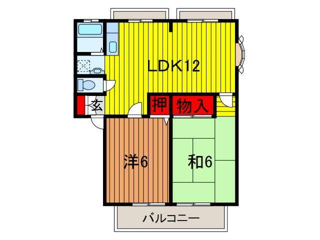 ベジェッサB棟 間取り