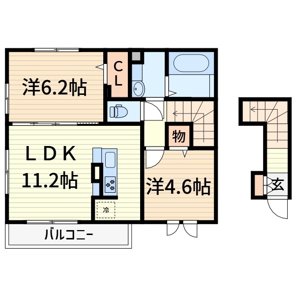 オルソ南鳩ヶ谷 間取り