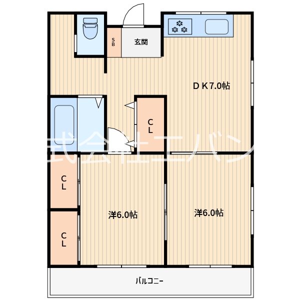 ＳＫハイツ芝新町 間取り