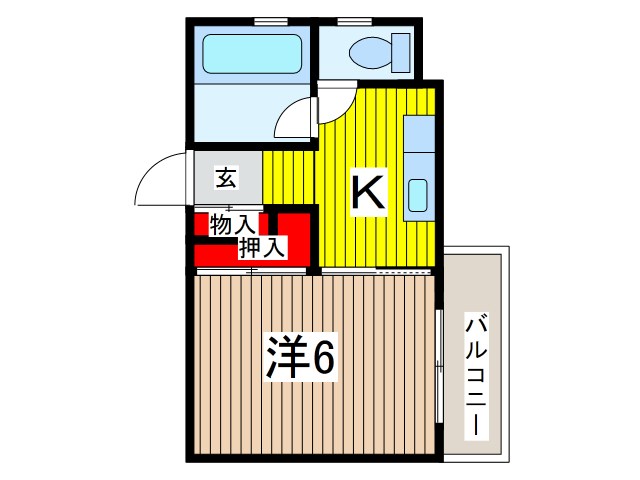 朝日ハイツ 間取り