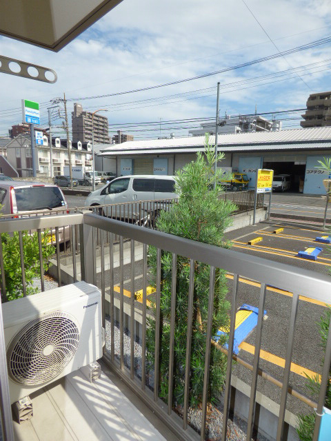 ブルーム　ハウス ベランダ
