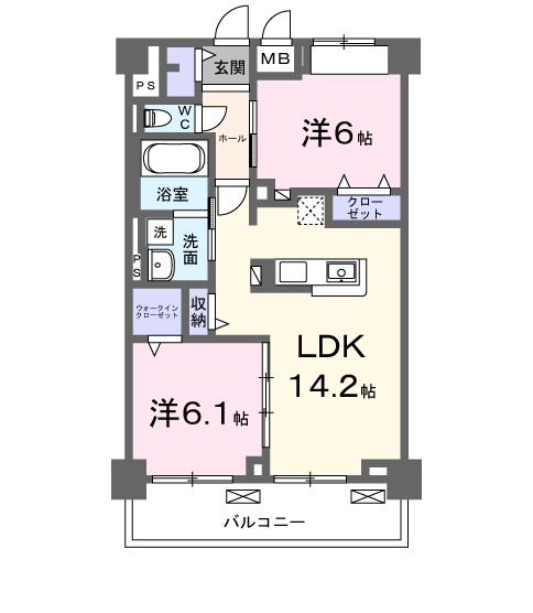 グランピア甚 間取り