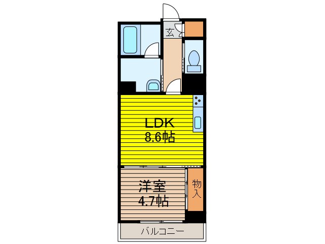 フォンターナ鈴谷 間取り