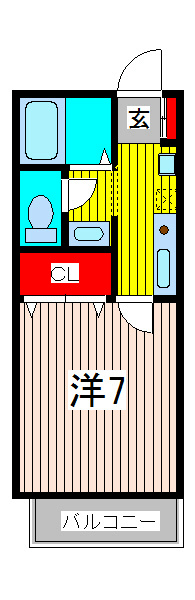 シャロームK 間取り