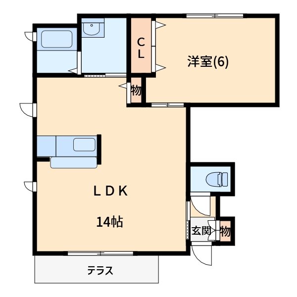 アークアムール参番館 間取り