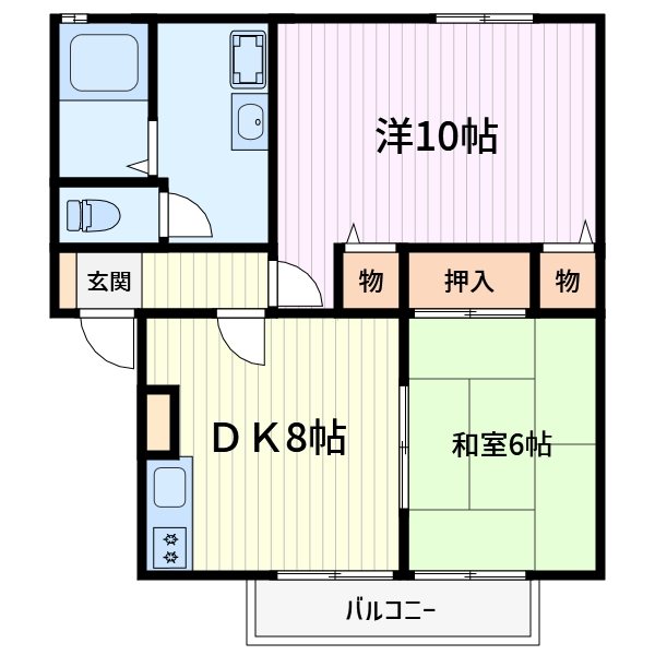 オイコス　参番館 間取り