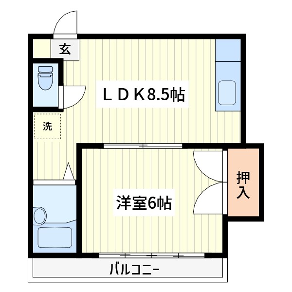 クロノス蕨 間取り