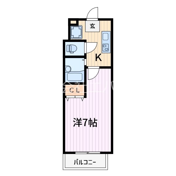 アカテリア蕨 間取り
