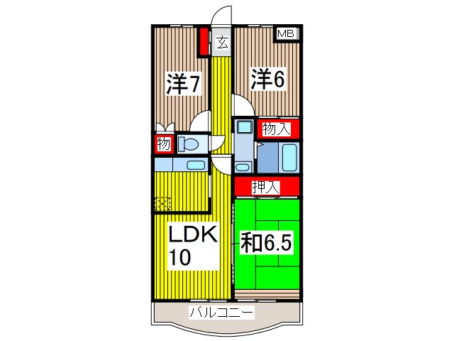 ウィーブ北町 間取り