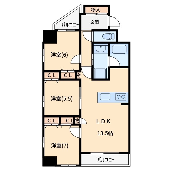 AXIS別所 間取り