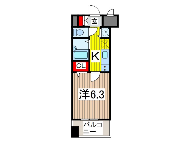 アクシーズタワー川口栄町Ⅰ 間取り