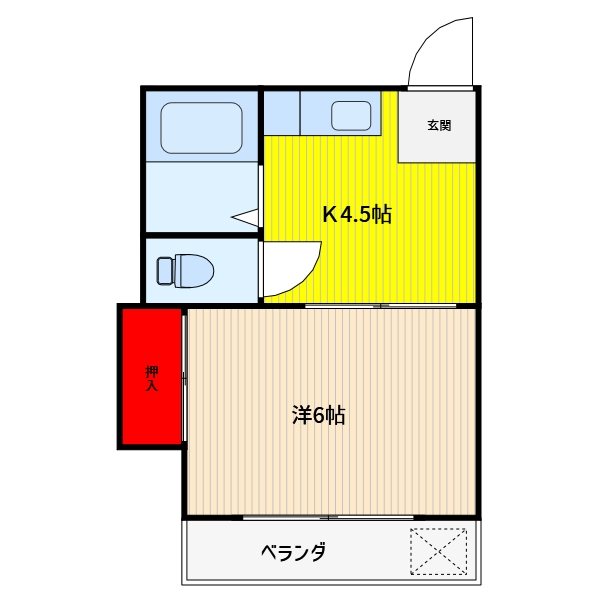大沢ハイツ 間取り