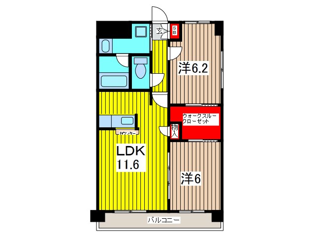 カンパヌール２ 間取り