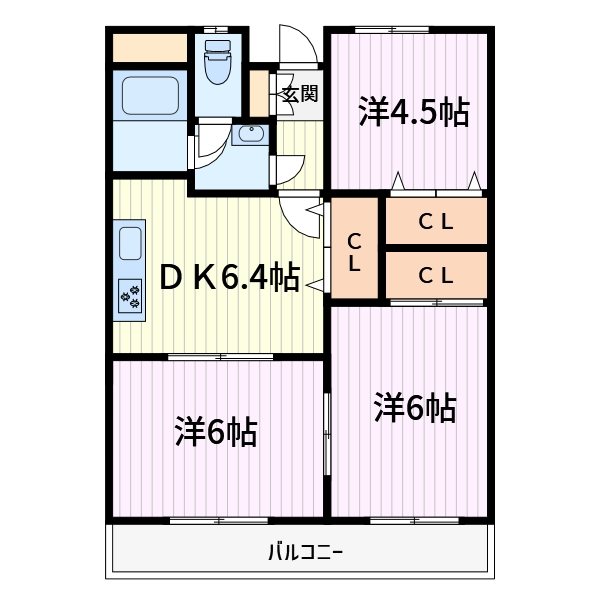 ＳＫハイツ芝新町 間取り