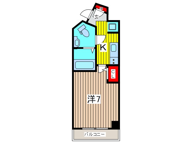 アルファコート西川口26 間取り
