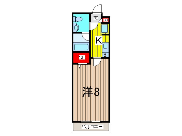 アルファコート蕨３ 間取り