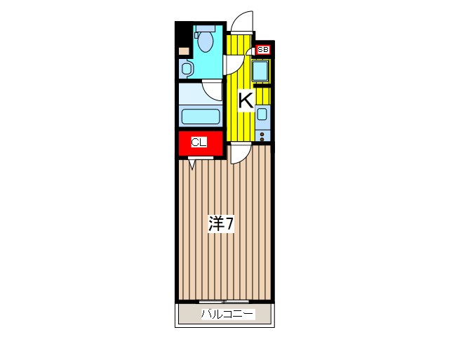 アルファコート蕨２ 間取り