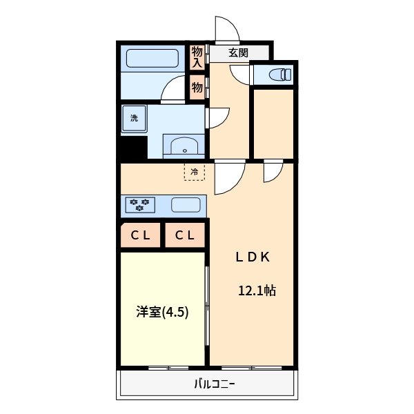 S-RESIDENCE北戸田 間取り