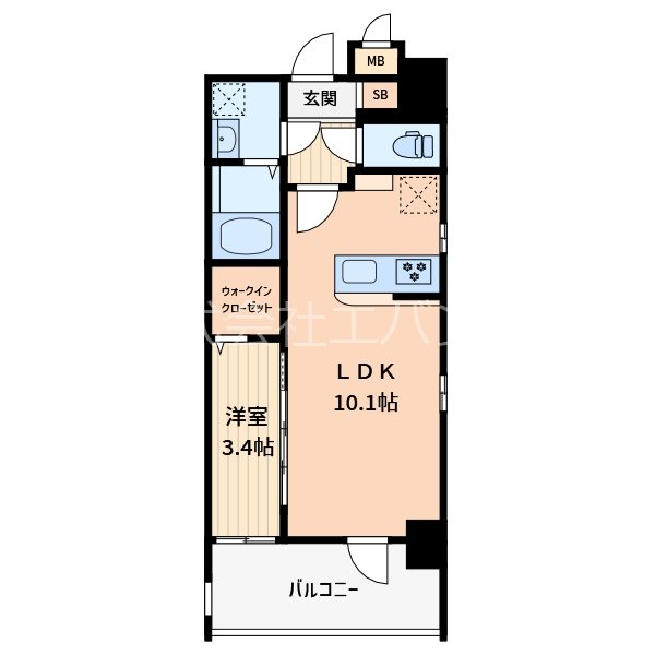 エスティメゾン川口 間取り