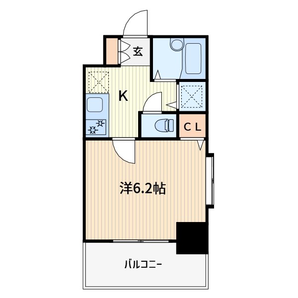 アクシーズタワー川口幸町Ⅱ 間取り