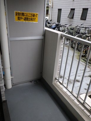 レナジア西堀 ベランダ