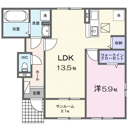 リオラ　Ⅱ 間取り
