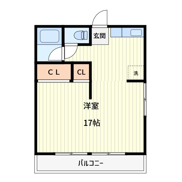 清宮荘 間取り