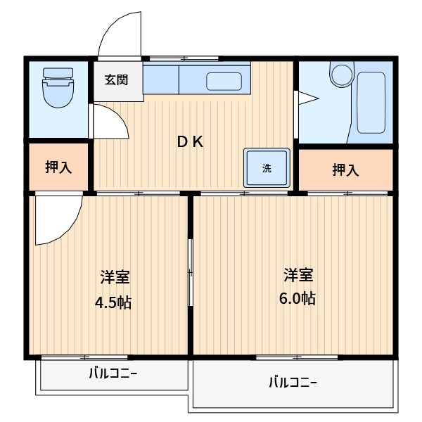 クローバーハウス 間取り