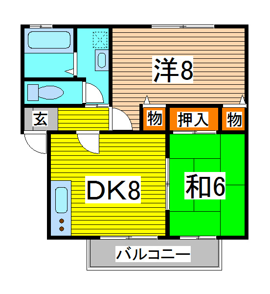 オイコス　壱番館 間取り