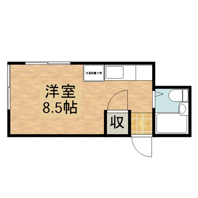 ユニオンハイツ 101号室 間取り