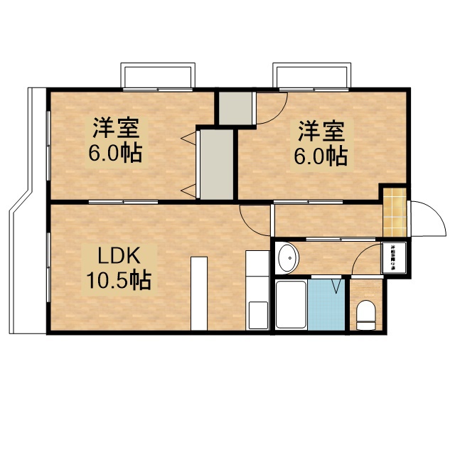 メゾンイセキ 101号室 間取り