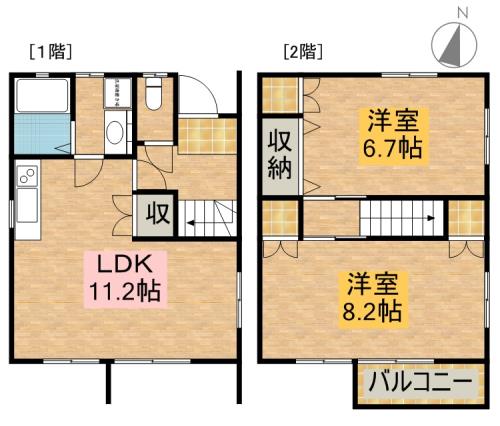 太田様貸家（増楽町１４７３－７） 間取り