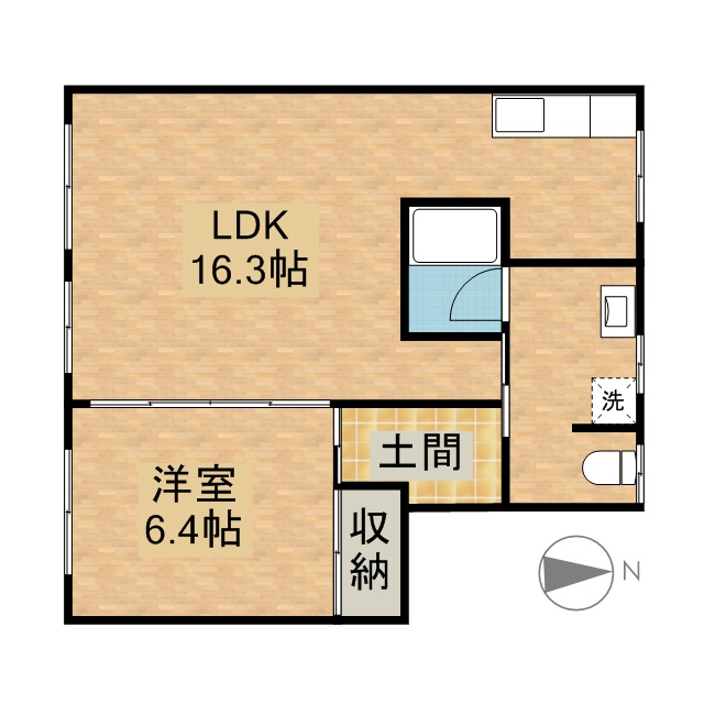Ｒｅ・Ｌｕｆｆｙ　Ｅ E301号室 間取り