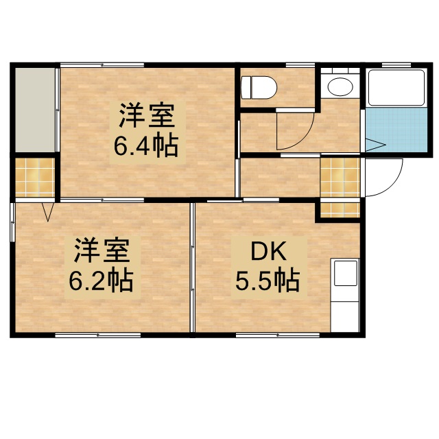 ヴェルジェサークⅠ 101号室 間取り