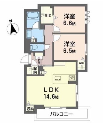 モントレゾール　プライムメゾン 101号室 間取り