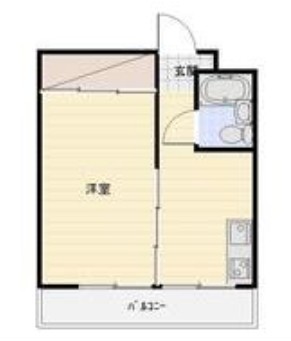 御前谷ハイツ 2B3号室 間取り