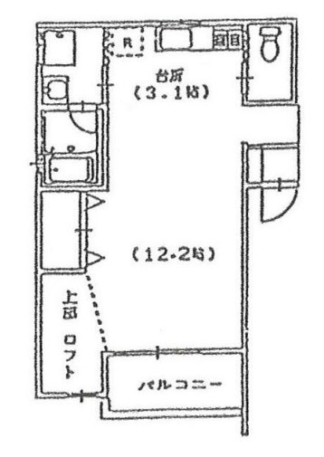 セントハウスⅡ東棟 102号室 間取り