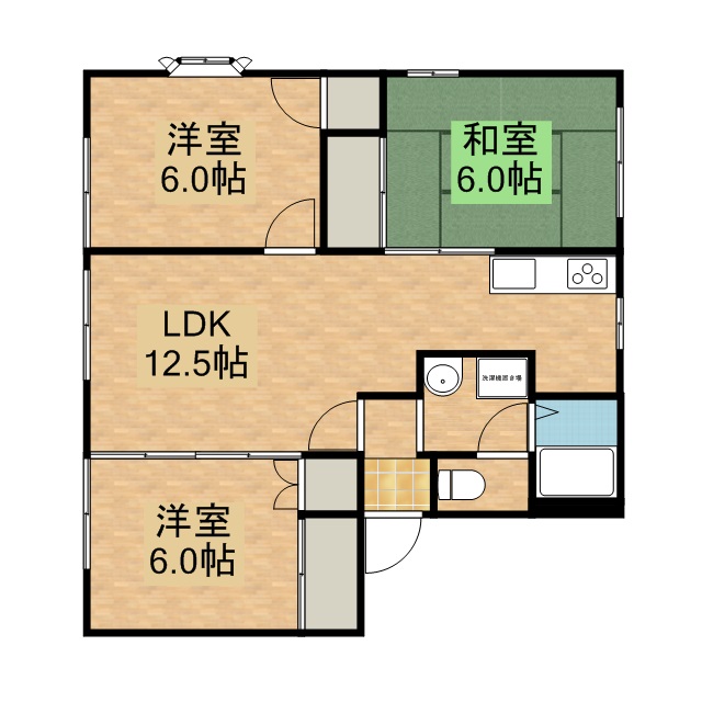 ラシーヌ広沢 201号室 間取り