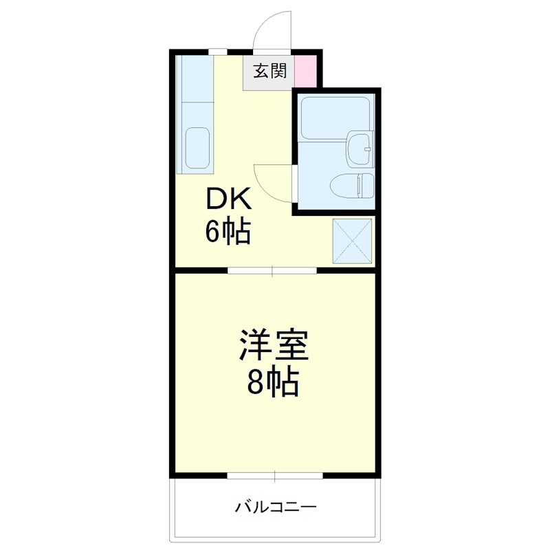 サンパレス木下 205号室 間取り